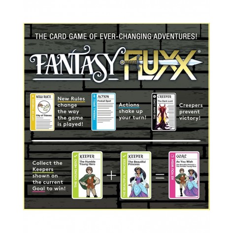 Настолна игра Fantasy Fluxx - Семейна