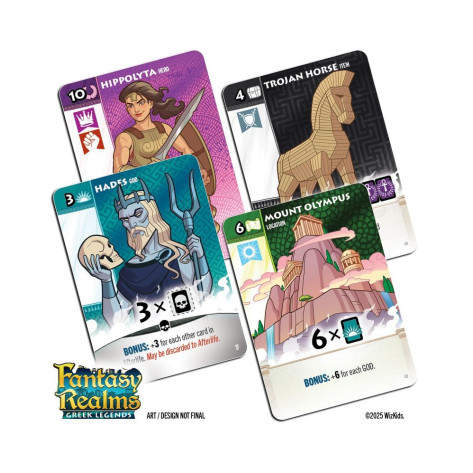 Настолна игра Fantasy Realms: Greek Legends - Семейна