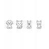 Настолна игра Find a pair: Puppies and kittens - Детска
