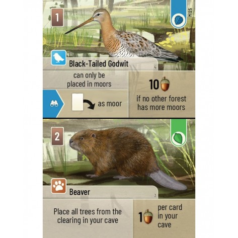 Настолна игра Forest Shuffle: Dartmoor - Семейна