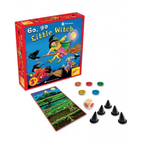 Настолна игра Go Go Little Witch - Детска