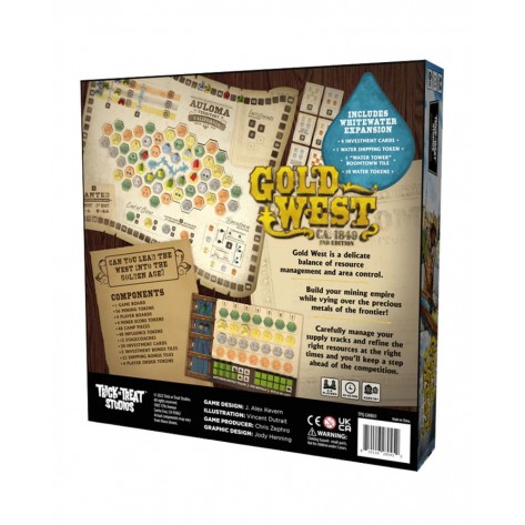 Настолна игра Gold West (2nd Edition) - Стратегическа