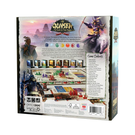 Настолна игра Gunsen: The Battle for Toshi Ranbo - Стратегическа