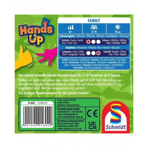 Настолна игра Hands Up - Семейна