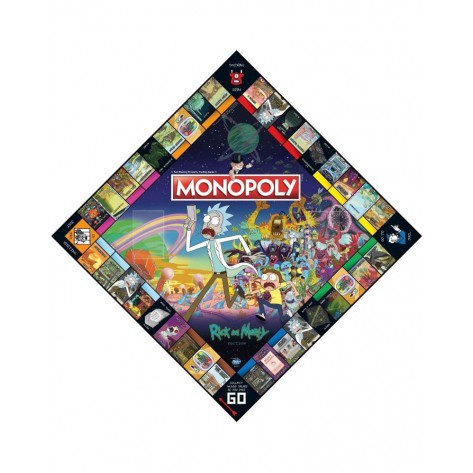  Настолна игра Hasbro Monopoly - Rick and Morty Edition