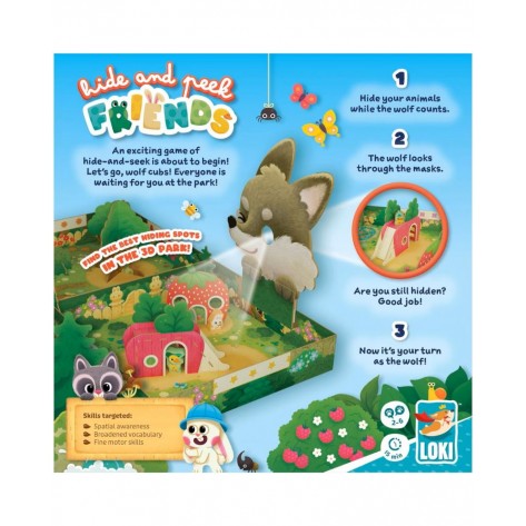 Настолна игра Hide and Peek Friends - Детска