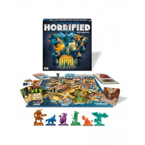 Настолна игра Horrified: Greek Monsters - Кооперативна