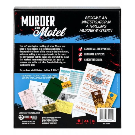 Настолна игра Hunt a Killer: Murder at the Motel - Кооперативна