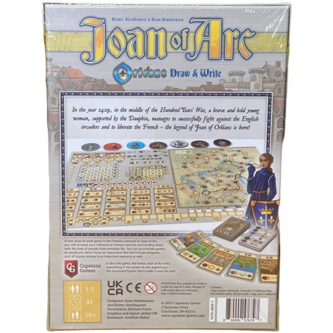 Настолна игра Joan of Arc: Orlеans Draw & Write - Семейна