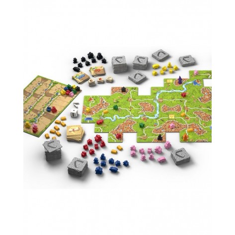 Настолна игра Каркасон - Голяма Кутия 3.0 (12 в 1 - българско издание)