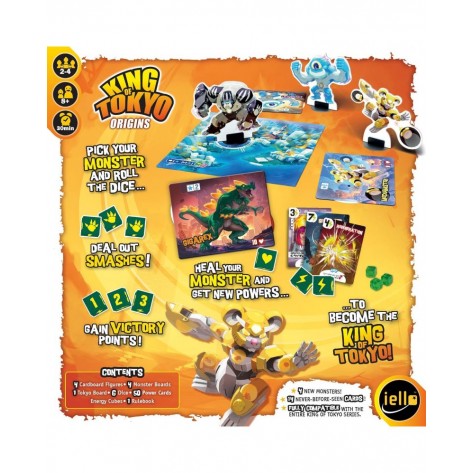 Настолна игра King of Tokyo: Origins - Семейна
