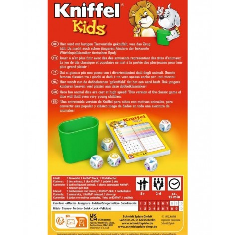 Настолна игра Kniffel Kids - Детска