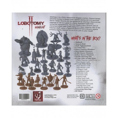 Настолна игра Lobotomy 2: Manhunt - Тематична