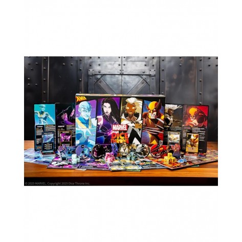 Настолна игра  Marvel Dice Throne: X-Men Box 1 (Iceman, Psylocke, Storm, Wolverine) - Семейна