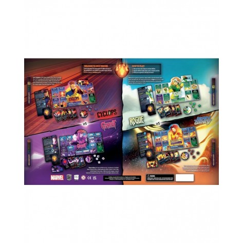 Настолна игра Marvel Dice Throne: X-Men Box 2 (Cyclops, Gambit, Rogue, Jean Grey) - Семейна