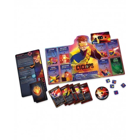 Настолна игра Marvel Dice Throne: X-Men Box 2 (Cyclops, Gambit, Rogue, Jean Grey) - Семейна