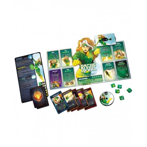 Настолна игра Marvel Dice Throne: X-Men Box 2 (Cyclops, Gambit, Rogue, Jean Grey) - Семейна