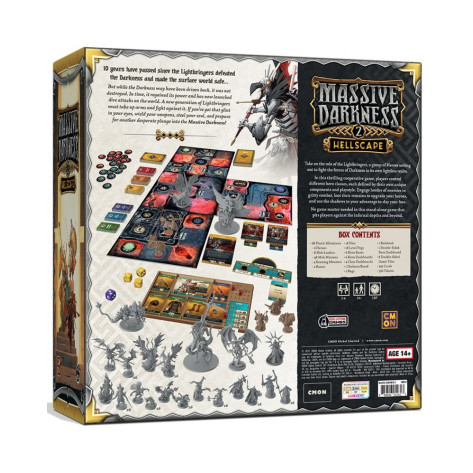 Настолна игра Massive Darkness 2: Hellscape - кооперативна