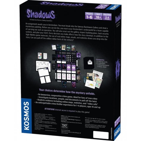 Настолна игра Masters of Crime: Shadows - Кооперативна