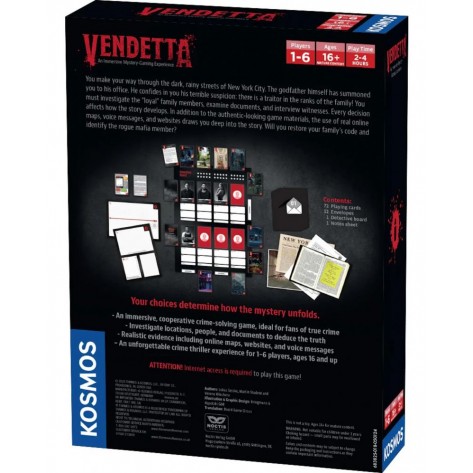 Настолна игра Masters of Crime: Vendetta - Кооперативна