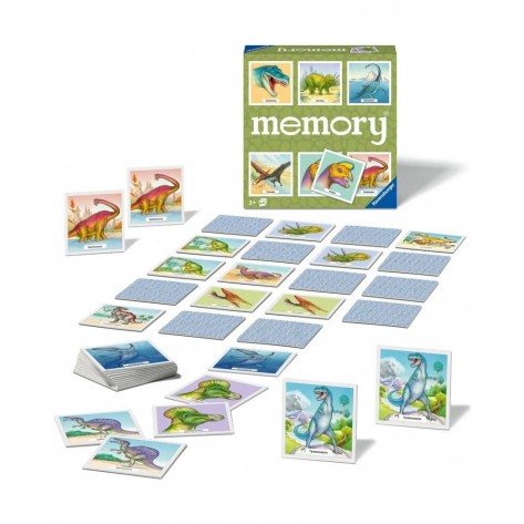 Настолна игра Memory: Dinosaurs - Детска