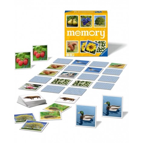 Настолна игра Memory: Nature - Детска