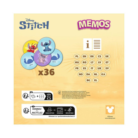 Настолна игра Memos: Lilo & Stitch - Детска