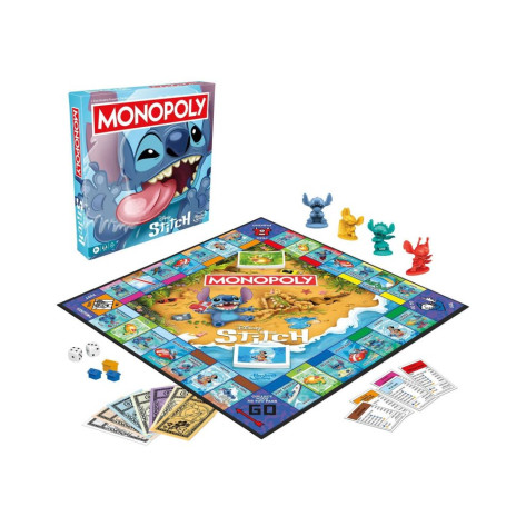 Настолна игра Monopoly: Disney Stitch - Семейна