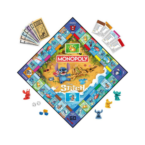 Настолна игра Monopoly: Disney Stitch - Семейна