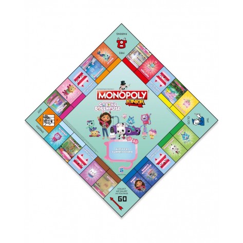  Настолна игра Monopoly Junior: Gabby's Dollhouse - Детска