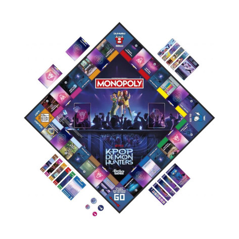 Настолна игра Monopoly: KPop Demon Hunters - Семейна