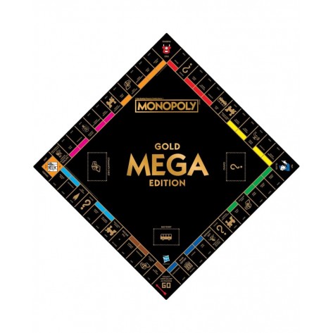 Настолна игра Monopoly - Mega Gold Edition