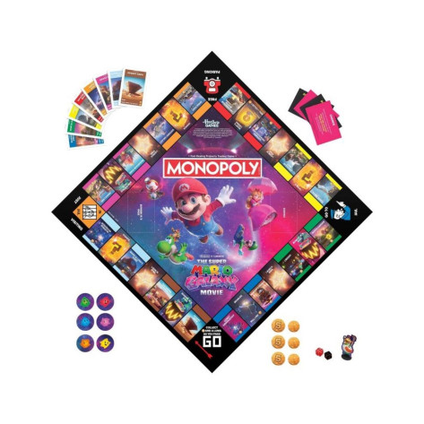 Настолна игра Monopoly: The Super Mario Galaxy Movie Edition - Семейна