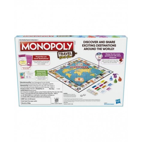 Настолна игра Monopoly - Travel World Tour