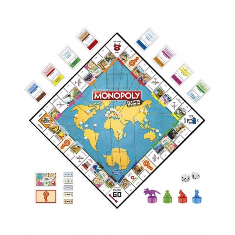 Настолна игра Monopoly - Travel World Tour