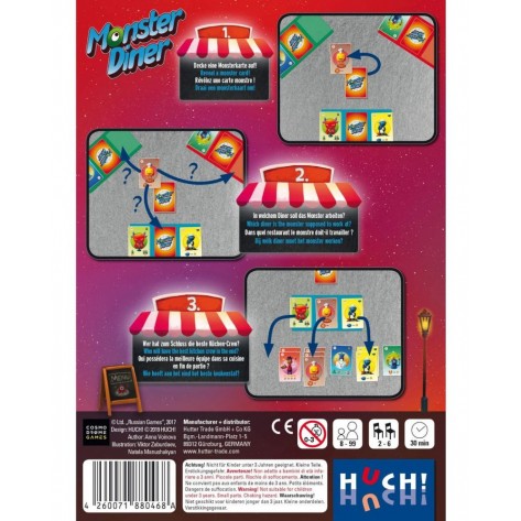 Настолна игра Monster Diner - Семейна