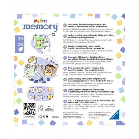 Настолна игра My First Memory: Favorite Things - Детска