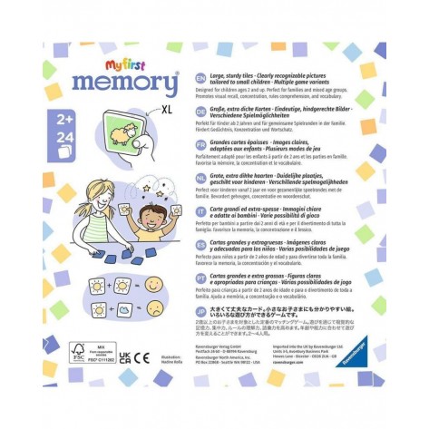 Настолна игра My First Memory: Vehicles - Детска