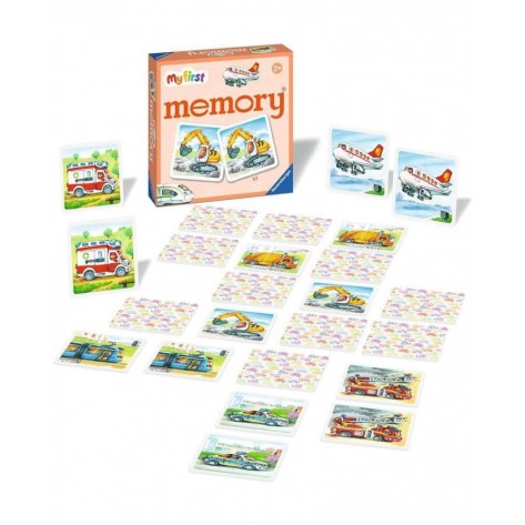 Настолна игра My First Memory: Vehicles - Детска