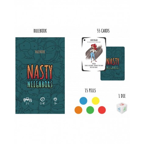Настолна игра Nasty Neighbors - парти
