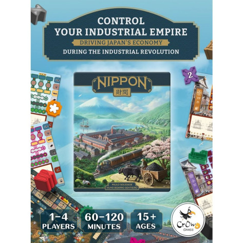 Настолна игра Nippon: Zaibatsu (Emperor's Edition) - Стратегическа
