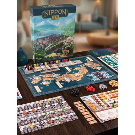 Настолна игра Nippon: Zaibatsu (Emperor's Edition) - Стратегическа
