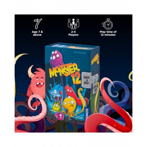 Настолна игра Open & Play: Monster 12 - Семейна