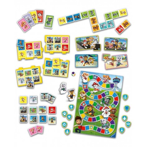 Настолна игра Paw Patrol: 6 Games Collection - Детска