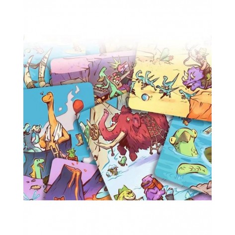 Настолна игра Pictoo Card Game Dino - Детска