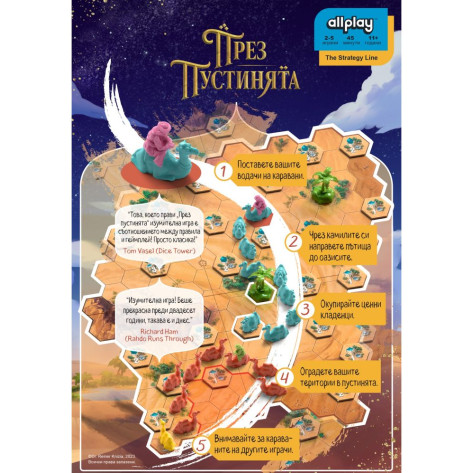 Настолна игра През пустинята - Стратегическа