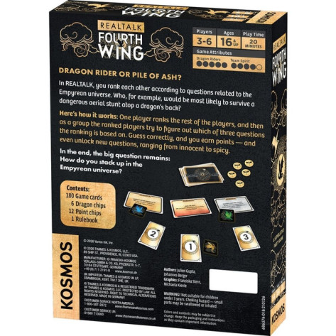 Настолна игра RealTalk: Fourth Wing - Парти
