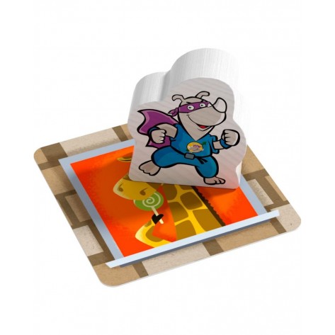 Настолна игра Рино Героят: открий близнака - Детска