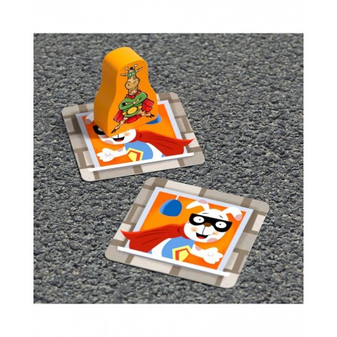 Настолна игра Рино Героят: открий близнака - Детска