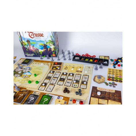 Настолна игра Robinson Crusoe: Adventures on the Cursed Island – Collector's Edition - Стратегическа